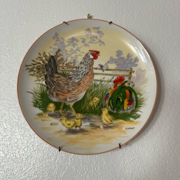 Vintage decorative collector plate signed by the artist H. Arndt - Picture 6 of 6